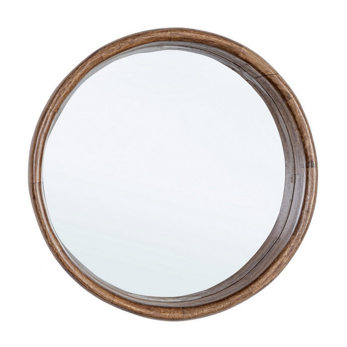 Specchio tondo con cornice in legno 55 cm - Sherman - BIZZOTTO - 34268463202520