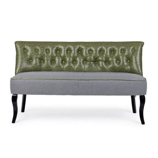 Divano vintage con schienale in similpelle - Batilda - BIZZOTTO - 34259725287640
