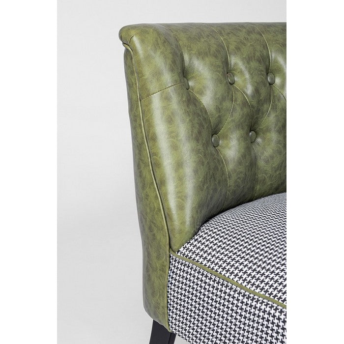 Divano vintage con schienale in similpelle - Batilda - BIZZOTTO - 34268492923096