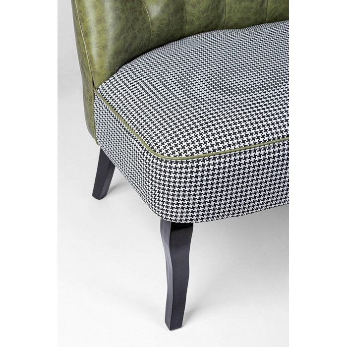 Divano vintage con schienale in similpelle - Batilda - BIZZOTTO - 34280144437464
