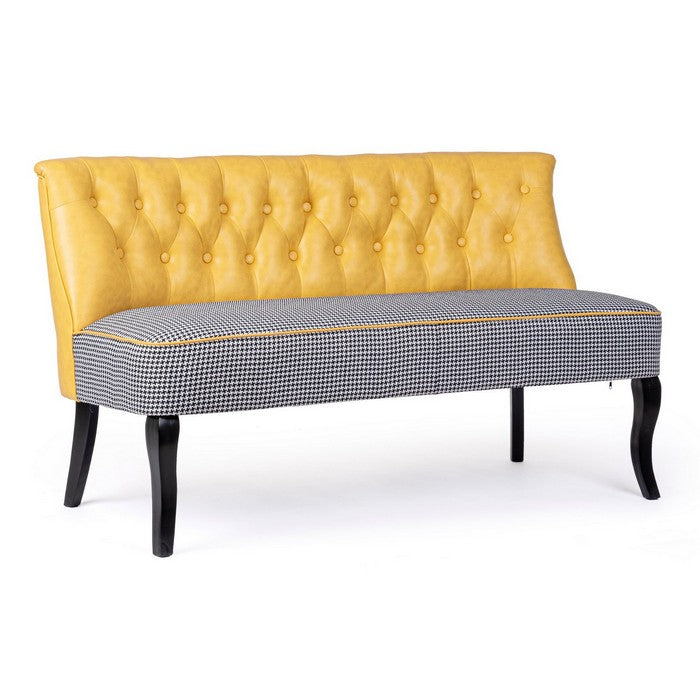 Divano vintage con schienale in similpelle - Batilda - BIZZOTTO - 34278531793112