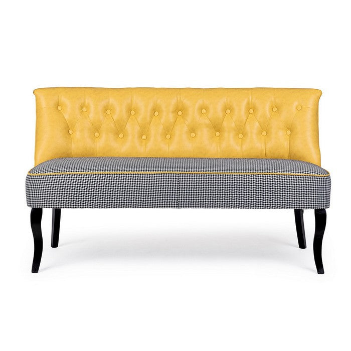 Divano vintage con schienale in similpelle - Batilda - BIZZOTTO - 34264758976728