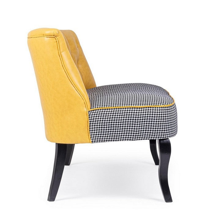 Divano vintage con schienale in similpelle - Batilda - BIZZOTTO - 34280140996824