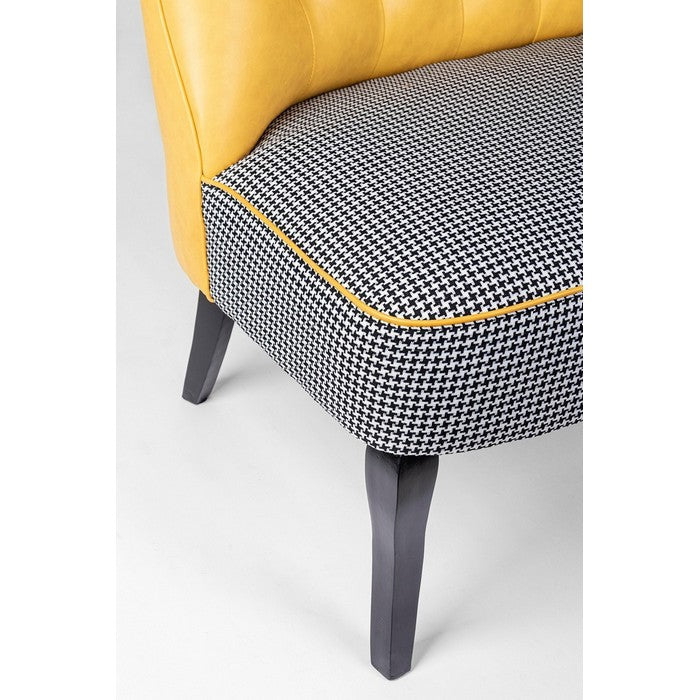 Divano vintage con schienale in similpelle - Batilda - BIZZOTTO - 34278533562584