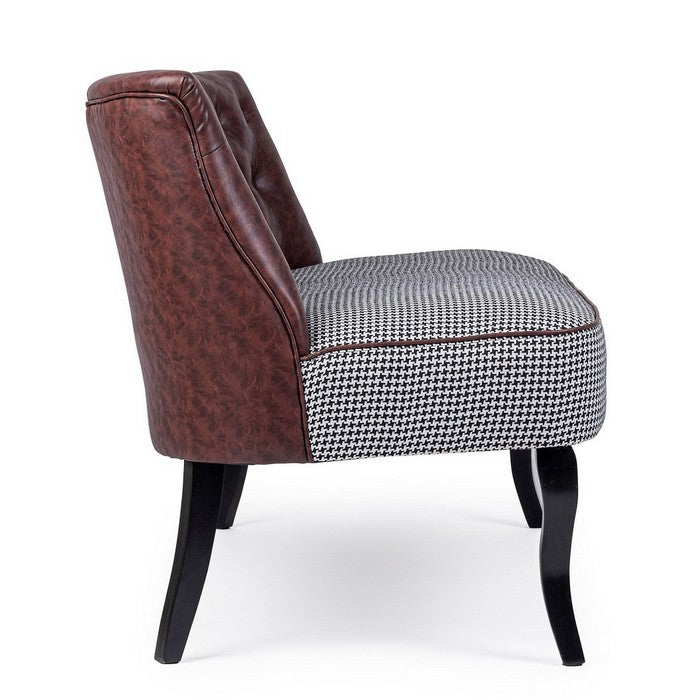 Divano vintage con schienale in similpelle - Batilda - BIZZOTTO - 34264763859160