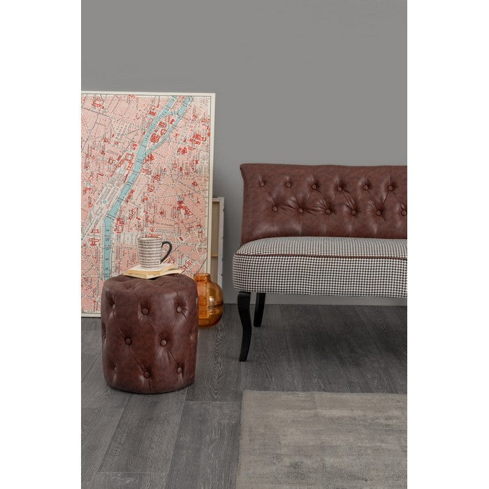 Divano vintage con schienale in similpelle - Batilda - BIZZOTTO - 34280139325656