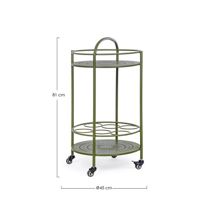 Carrello con porta bottiglie da giardino - Burton