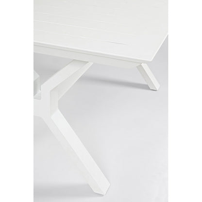 Tavolo da giardino allungabile in alluminio 180-240x100 cm - Kenyon