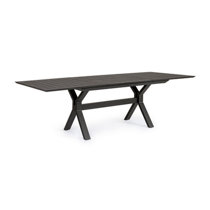 Tavolo da giardino allungabile in alluminio 180-240x100 cm - Kenyon