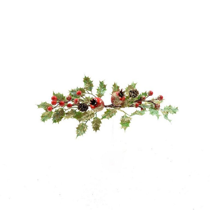 Decorazione natalizia con melograno