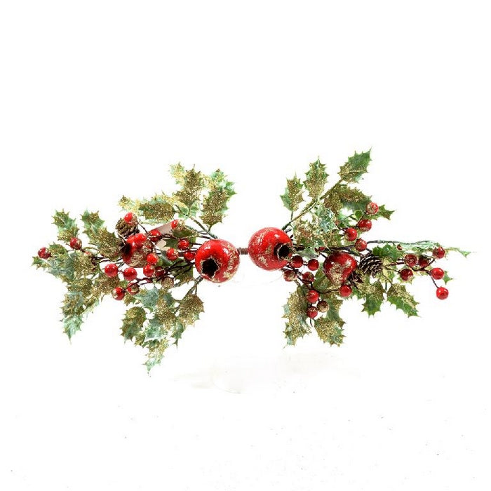 Decorazione natalizia con melograno