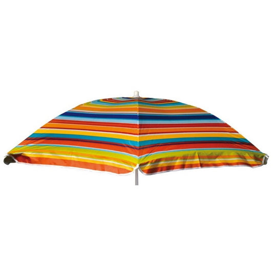 Ombrellone da spiaggia in nylon rigato multicolor 200 cm - GREENWOOD - 