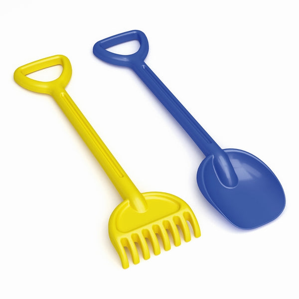 Set Da Spiaggia Per Cercatori Di Tesori: 2 Rastrelli Per Pulci Di Sabbia Con Sacchetto A Rete - Rosa, Attrezzi Per Raccolta Conchiglie E Vetri Di Mare - 4