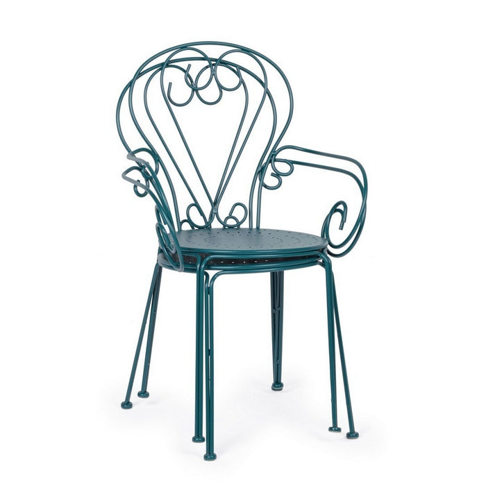 Sedia in metallo da giardino con braccioli - Etienne - BIZZOTTO - 34321102962904