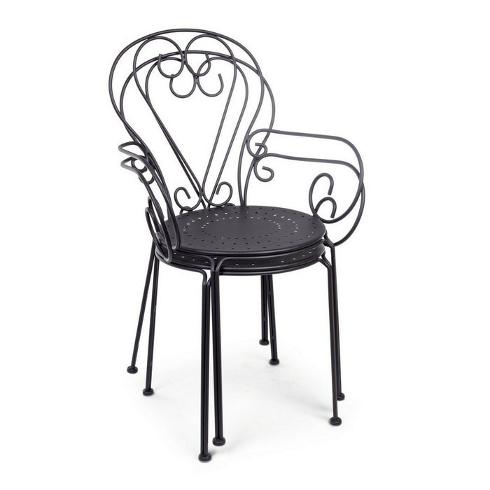 Sedia in metallo da giardino con braccioli - Etienne - BIZZOTTO - 34271634489560