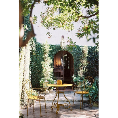 Sedia in metallo da giardino con braccioli - Etienne