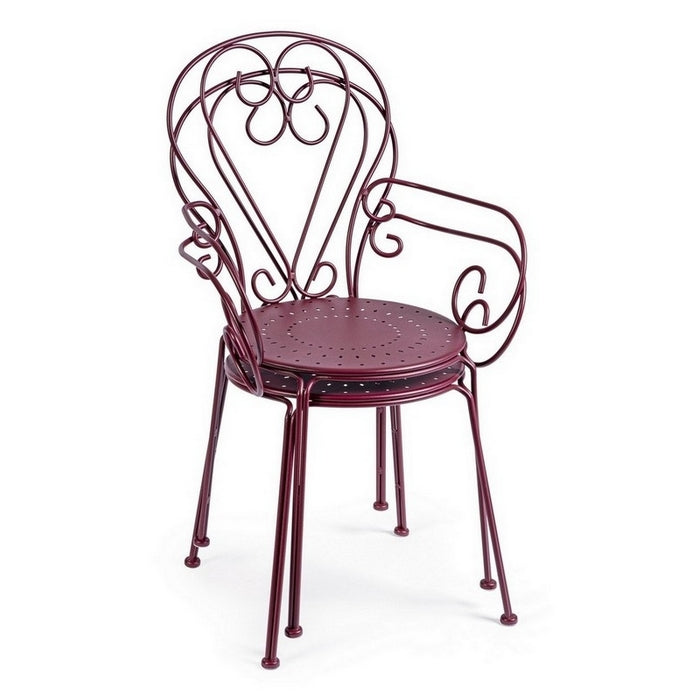 Sedia in metallo da giardino con braccioli - Etienne - BIZZOTTO - 34271643566296