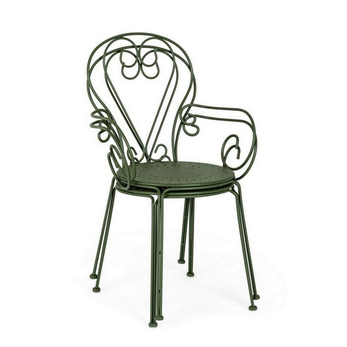 Sedia in metallo da giardino con braccioli - Etienne - BIZZOTTO - 34271649562840