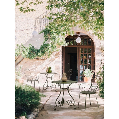 Sedia in metallo da giardino con braccioli - Etienne