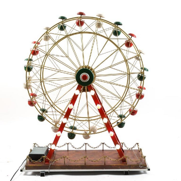 Ruota panoramica natalizia con movimento e luci 100 cm