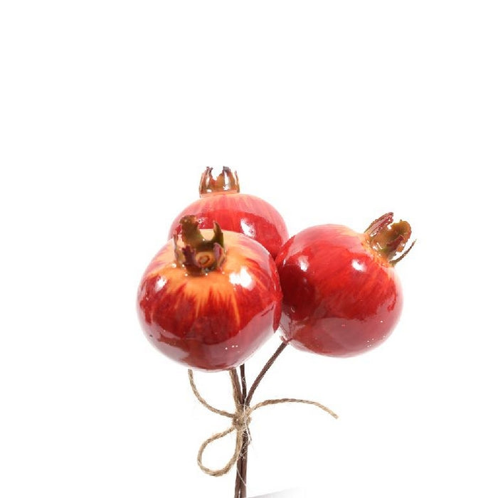 Mazzetto con 3 melograni per decorazione