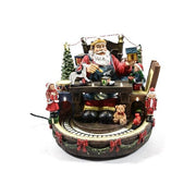 Carosello natalizio con trenino musica luci e movimento