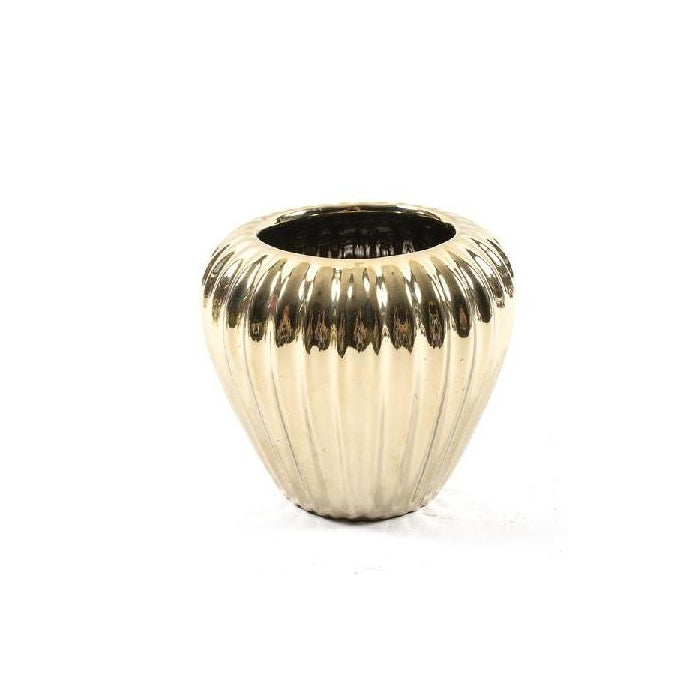 Portavasi in ceramica dorata - MERCURY - 34268581855448