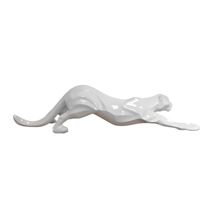 Scultura la pantera bianca - AMBIENTI GLAMOUR - 34278707527896