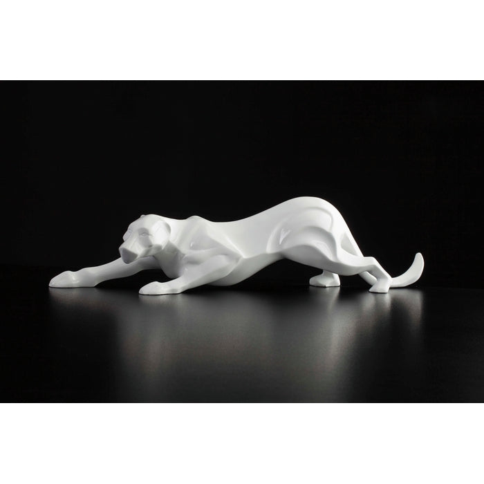 Scultura la pantera bianca - AMBIENTI GLAMOUR - 34268623306968