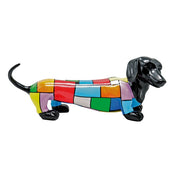 Scultura cane colorato Manuela's dog