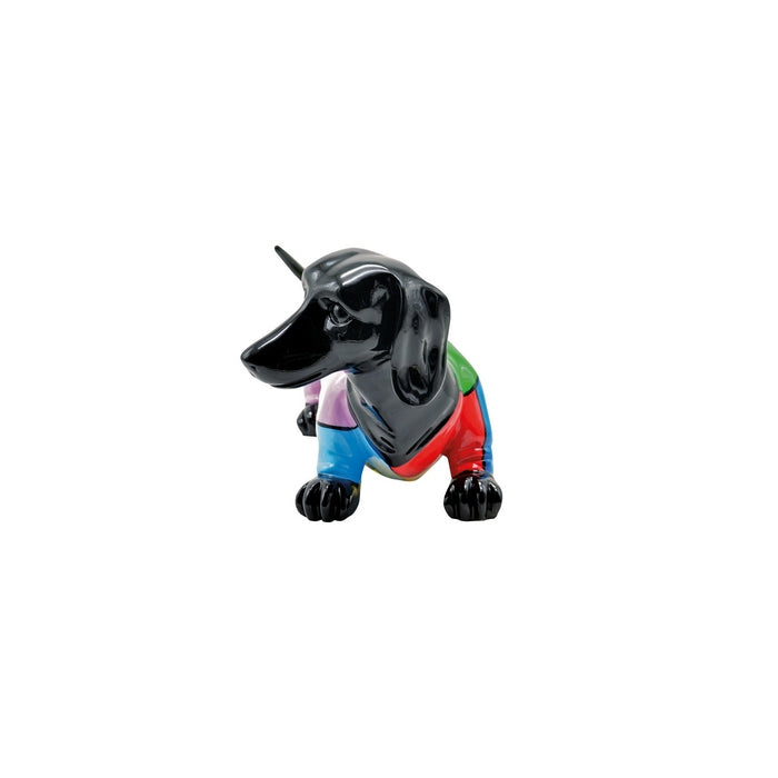 Scultura cane colorato Manuela's dog - AMBIENTI GLAMOUR - 34278736986328