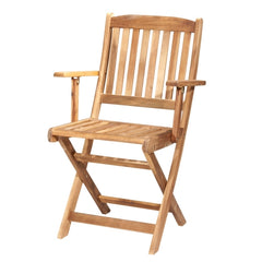 Sedia pieghevole da giardino in legno con braccioli - Garden