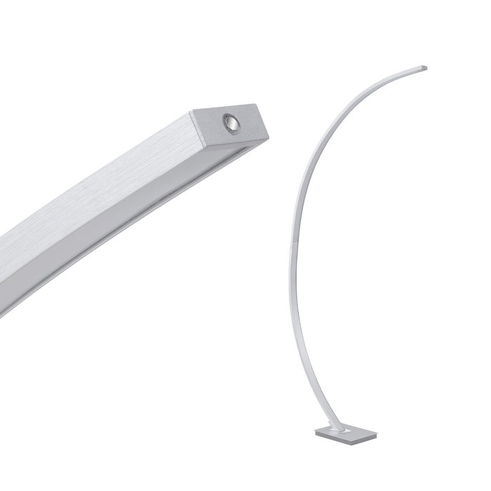 Lampada led a piantana ad arco dimmerabile