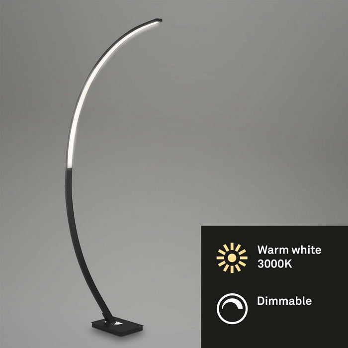 Lampada led a piantana ad arco dimmerabile