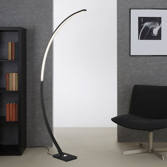 Lampada led a piantana ad arco dimmerabile