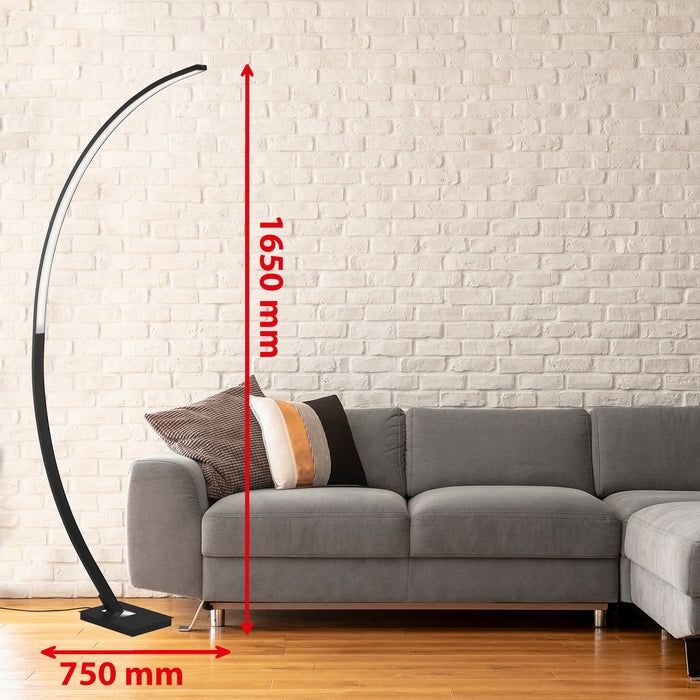 Lampada led a piantana ad arco dimmerabile