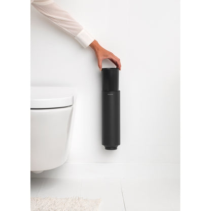 Porta scopino con scopino in silicone