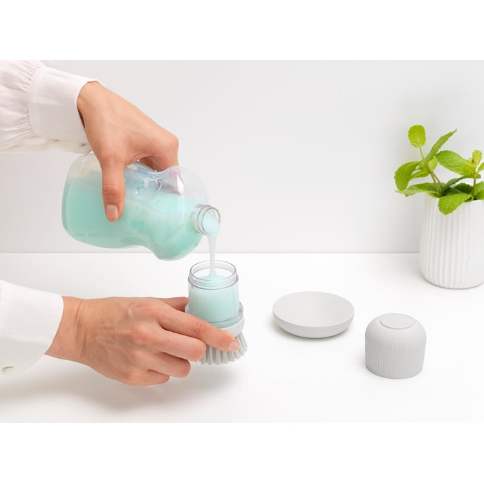 Spazzola lavapiatti con contenitore per sapone - BRABANTIA - 34277427970264