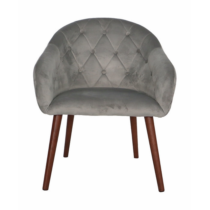 Poltrona in velluto con gambe in legno - Darv - AD TREND - 34265251086552