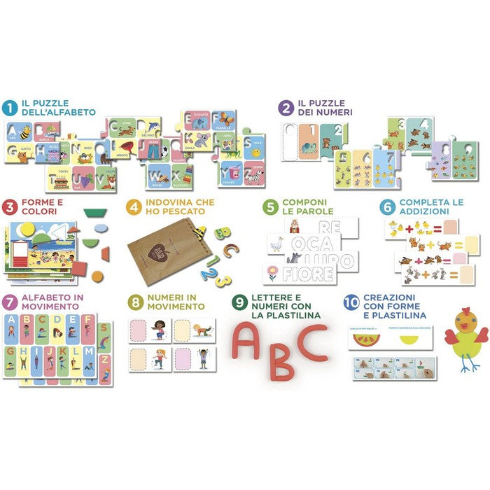Sapientino Raccolta 10 Giochi Educativi