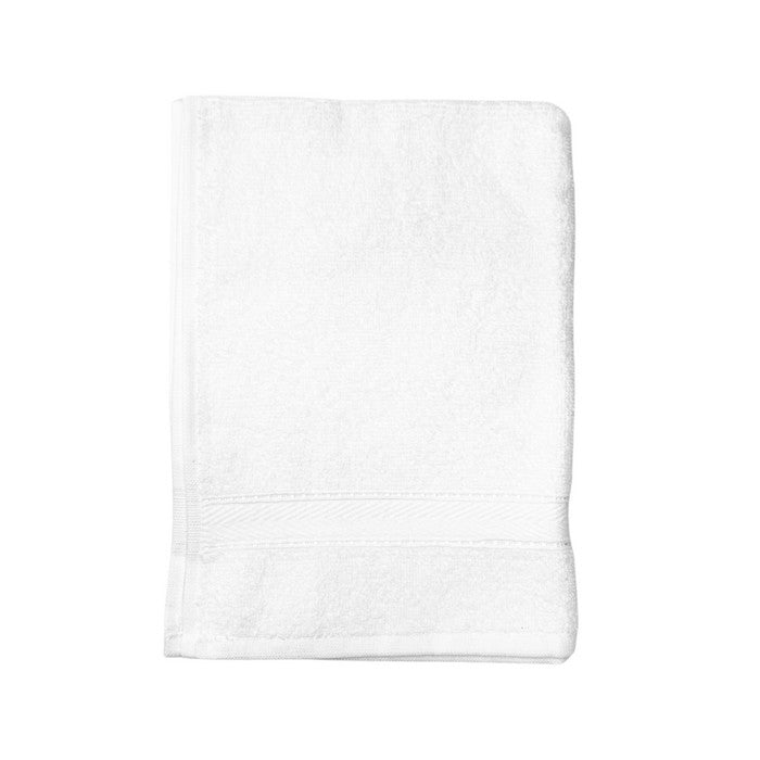 Tappeto doccia in 100% cotone bianco per Hotel, B&B e strutture ricettive 50x70 cm - Pak