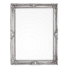 Specchio rettangolare con cornice argentata - Miro