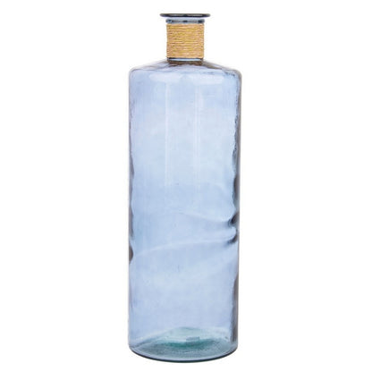 Vaso portafiori in vetro e corda - Rotang