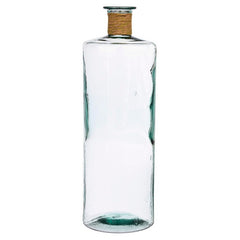 Vaso portafiori in vetro e corda - Rotang