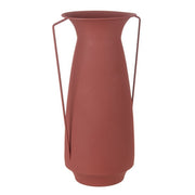 Anfora porta fiori minimal in metallo con 2 manici 42 cm - Pelike
