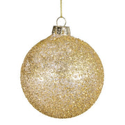 Palla di Natale in vetro con glitter - Freeze