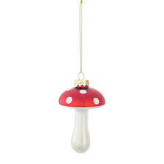 Pendaglio natalizio in vetro a forma di fungo - Mushroom