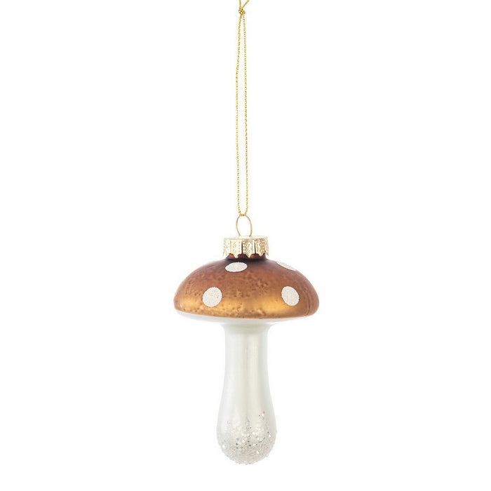 Pendaglio natalizio in vetro a forma di fungo - Mushroom
