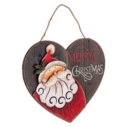 Pendaglio natalizio Cuore con Babbo - Caleb