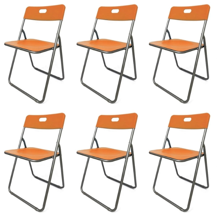 Set 6 sedie pieghevoli in ferro - Poli Wili - BEST - 63737184813434
